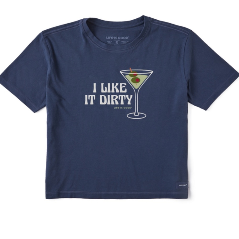 Life Is Good Navy Blue Short Sleeve Tee